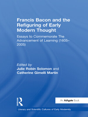 cover image of Francis Bacon and the Refiguring of Early Modern Thought